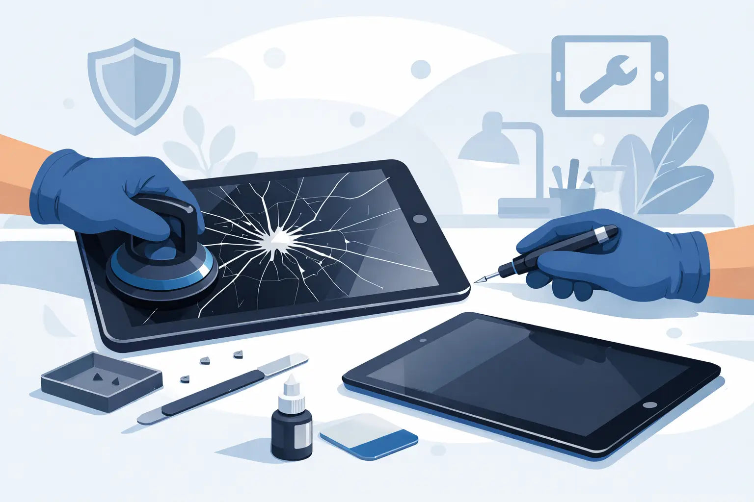 How to Fix Cracked Tablet Screen Safely