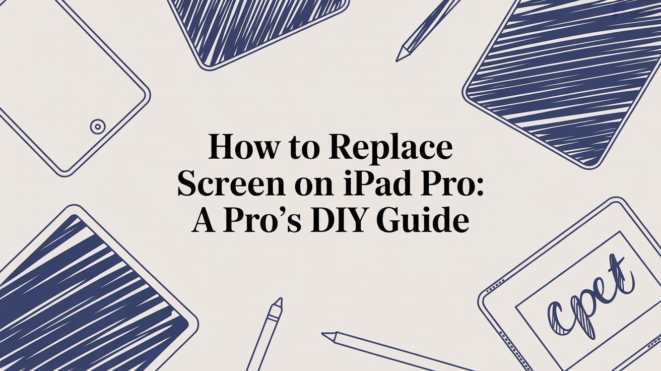 View of How to Replace the Screen on Your iPad Pro: A DIY Guide