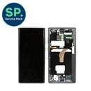 Samsung Galaxy S22 Ultra Replacement OLED Screen with Frame (Genuine Samsung Service Pack) - Graphite