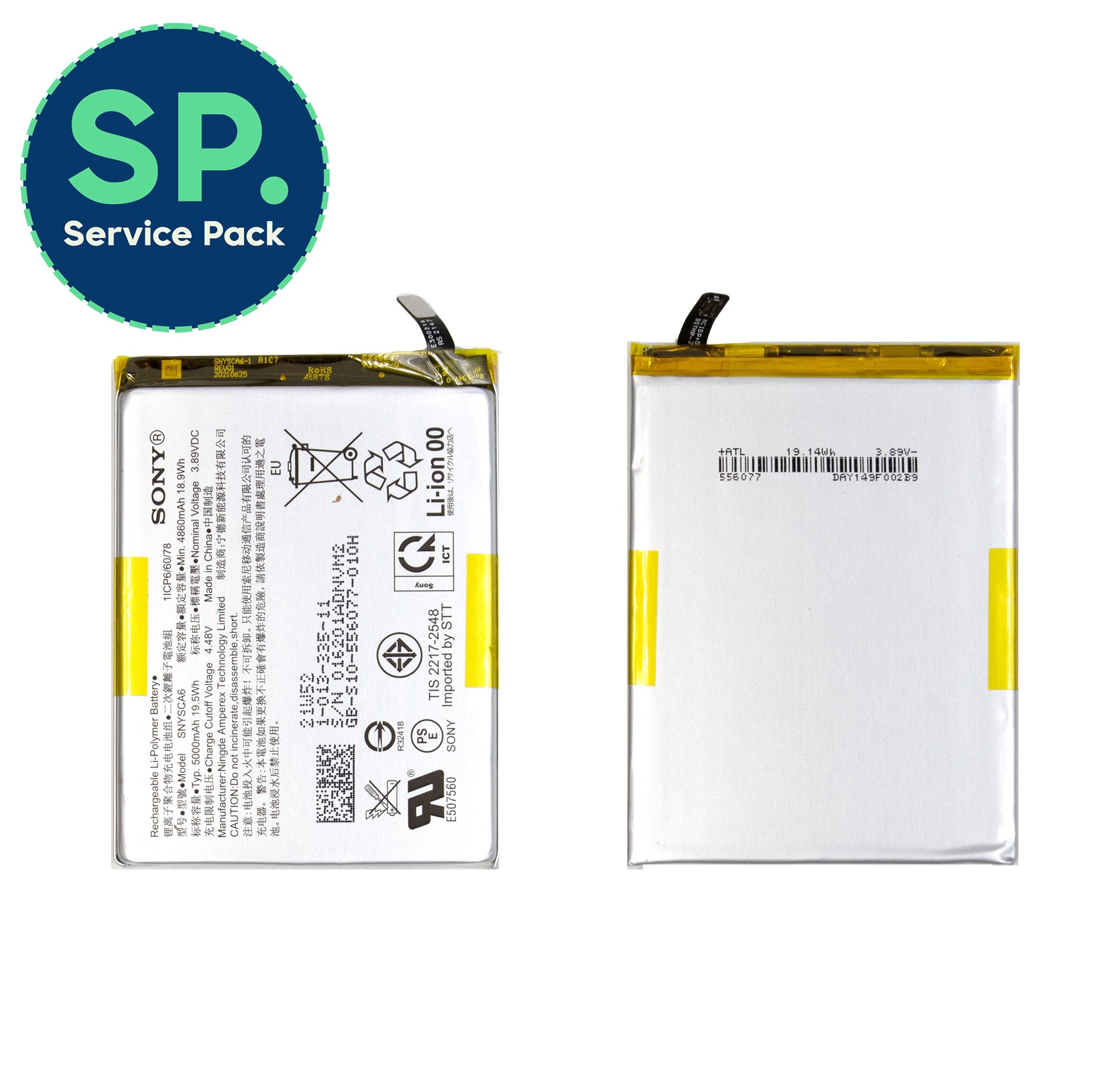 BATTERIA ORIGINAL SNYSCA6 5000mAh PER SONY XPERIA 1 IV XQ-CT54 XQ-CT62 XQ-CT72 BATTERIA ORIGINAL SNYSCA6 5000mAh PER SONY XPERIA 1 IV XQ-CT54 XQ-CT62 XQ-CT72