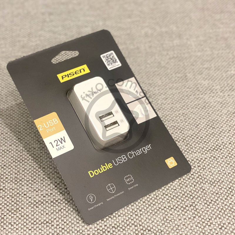Pisen USB Wall Charger/adaptor 2 USB Charhger