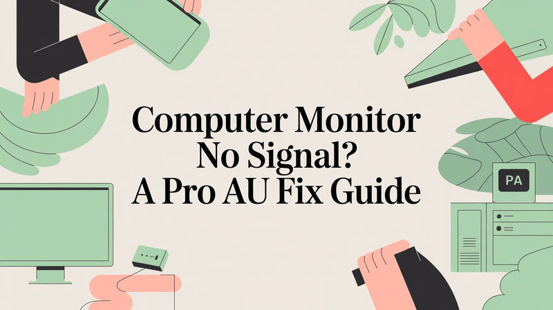 Computer Monitor No Signal? A Pro AU Fix Guide