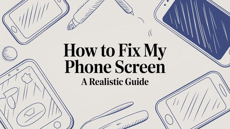 How to Fix My Phone Screen: A Realistic Guide