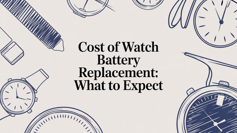 Cost of watch battery replacement: What to Expect