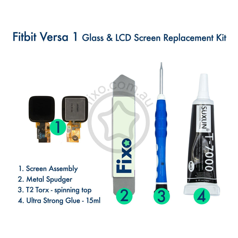 Fitbit Versa 1 DIY Replacement Glass & Touch Screen Assembly