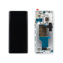 Motorola Edge 30 Ultra Replacement LCD Screen with Frame (Service Pack) Starlight White