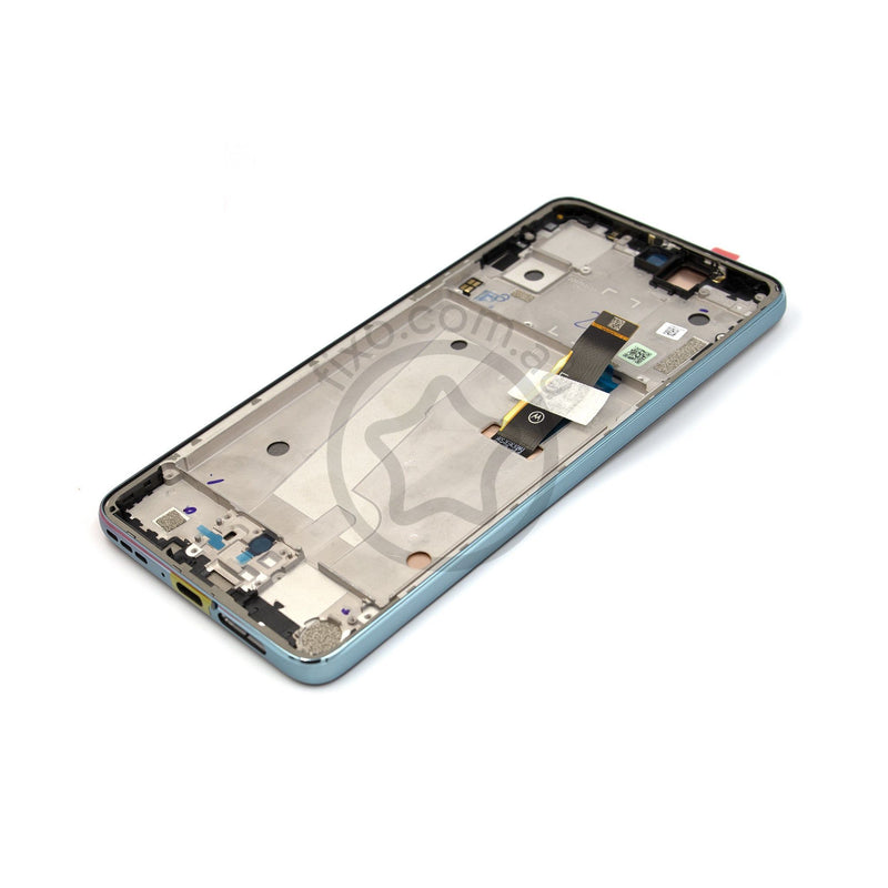 Motorola Edge 30 Replacement LCD Screen with Frame (Genuine) - Aurora Green