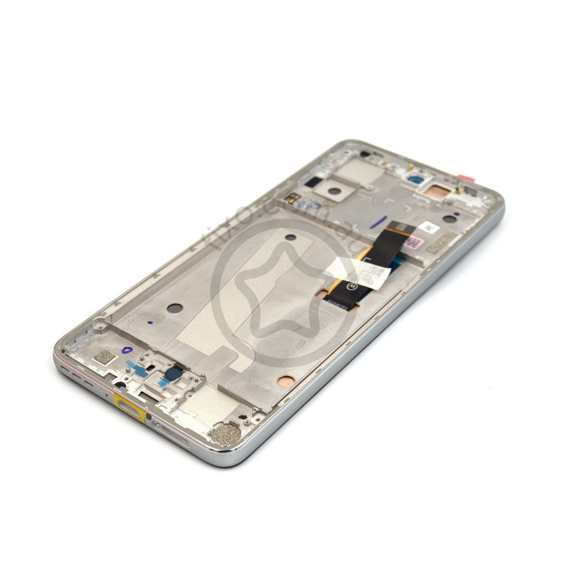 Motorola Edge 30 Replacement LCD Screen with Frame (Genuine) - Supermoon Silver