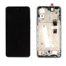 Motorola Edge 30 Replacement LCD Screen with Frame (Genuine) - Aurora Green