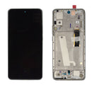 Motorola Edge 30 Replacement LCD Screen with Frame (Genuine) - Supermoon Silver