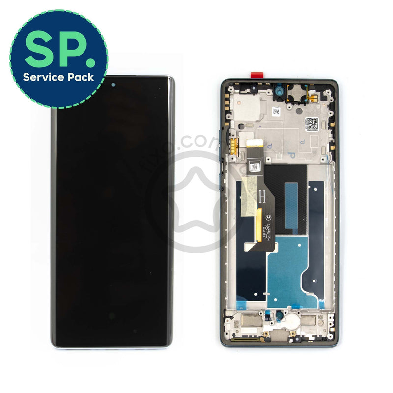 Motorola Edge 50 Edge Replacement LCD Screen with Frame (Service Pack) Marshmallow Blue