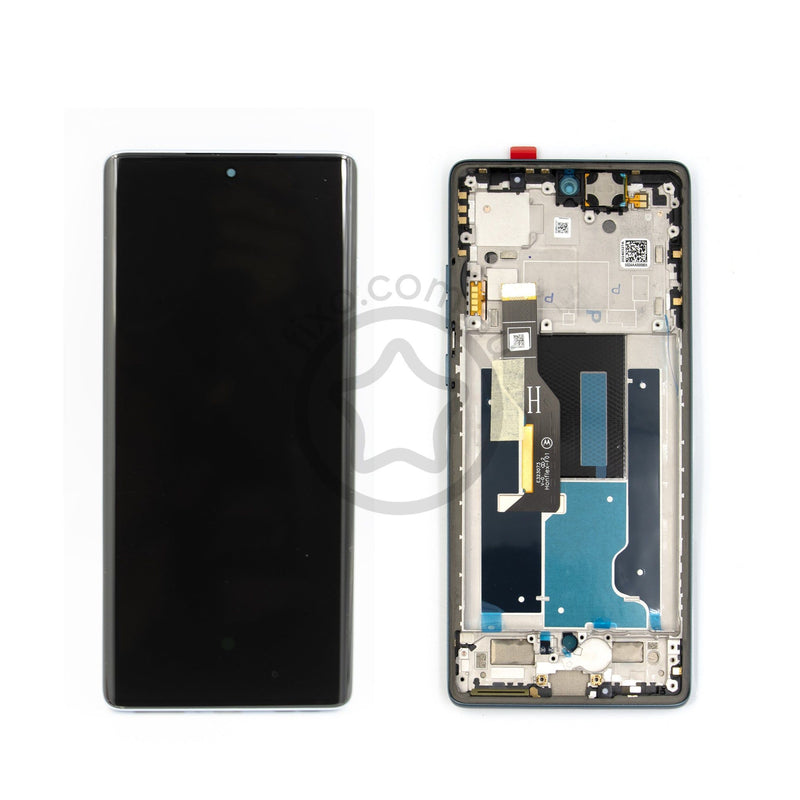 Motorola Edge 50 Edge Replacement LCD Screen with Frame (Service Pack) Marshmallow Blue