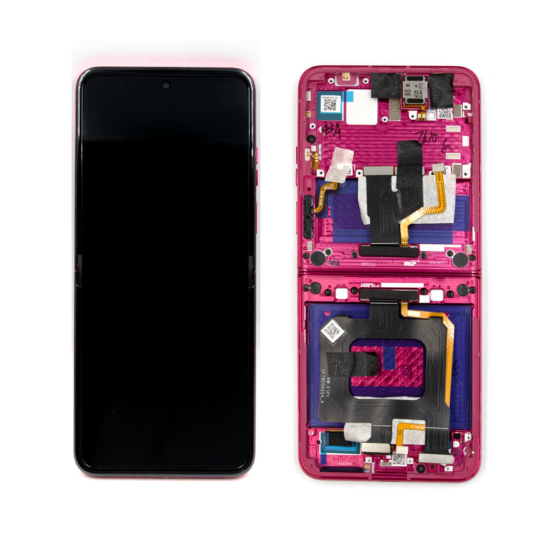 Motorola Razr 50 Ultra (XT2451) Replacement Inner Screen - Genuine - Hot Pink