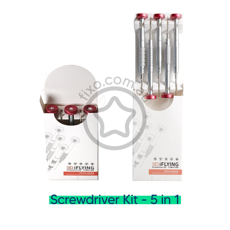 5 Piece Essential Screwdriver Set - Qianli 2D iFlying