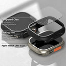 Ringke Apple Watch Ultra Tempered Glass Screen Protector with Slim Case