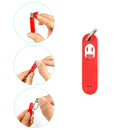 SIM card eject tool - with key holder - RED