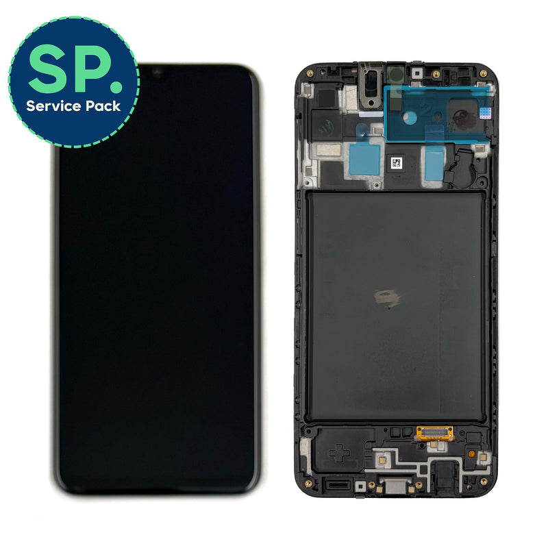 Samsung Galaxy A20 Replacement LCD Screen with frame - Genuine