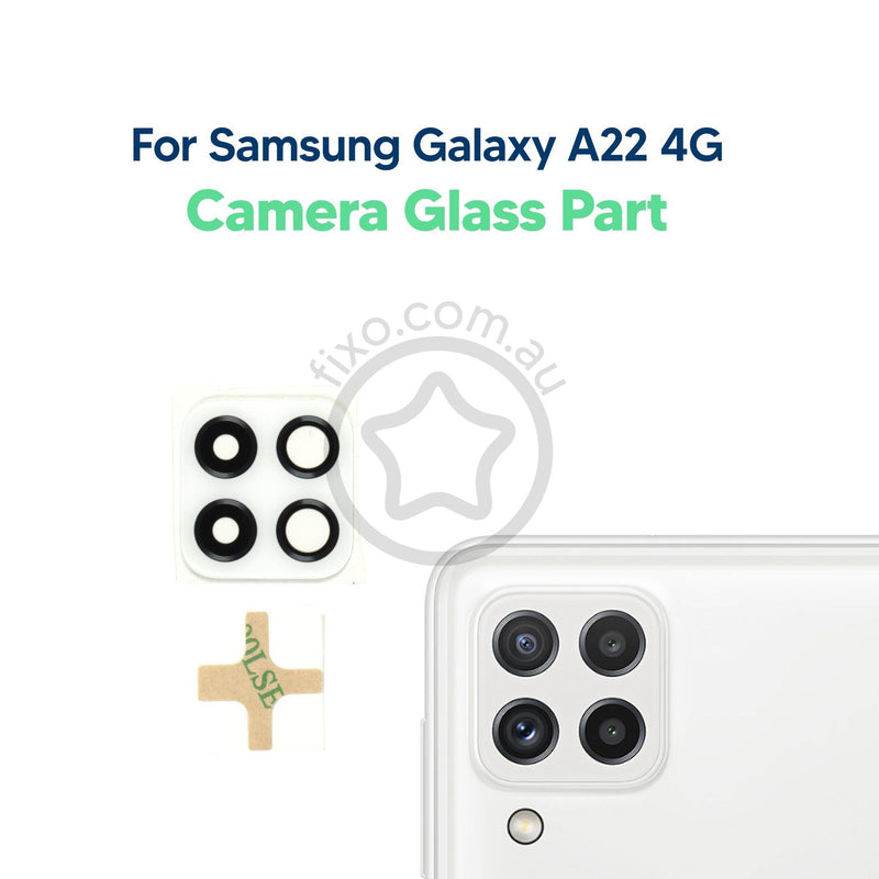 Samsung Galaxy A22 4G Replacement Rear Camera Lens Glass White