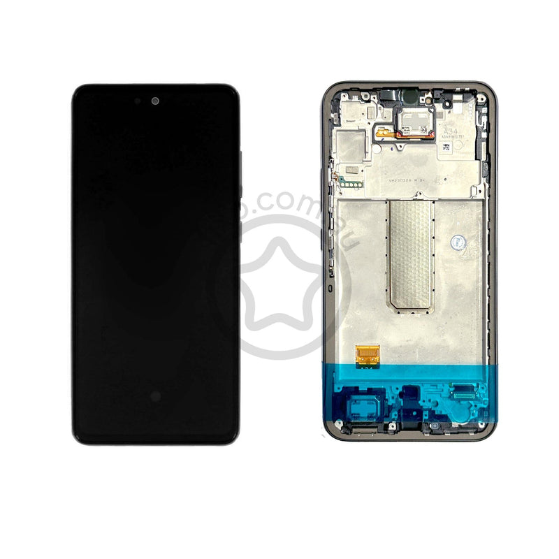 Samsung Galaxy A34 5G Replacement LCD Screen with Frame Graphite