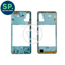 Samsung Galaxy A51 Replacement Plastic Middle Frame - Genuine - Prism Crush Blue