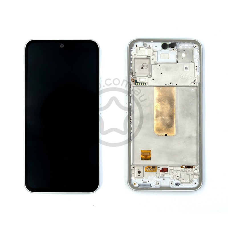 Samsung Galaxy A54 5G Replacement LCD Screen with Frame White