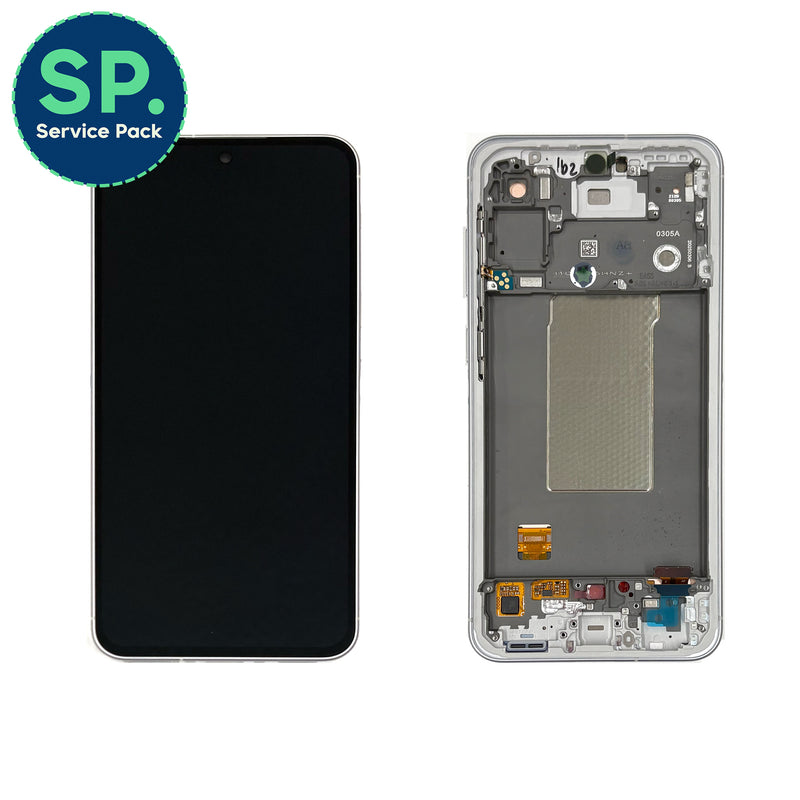 Samsung Galaxy A56 Replacement LCD Screen with Frame - Genuine - Lightgrey