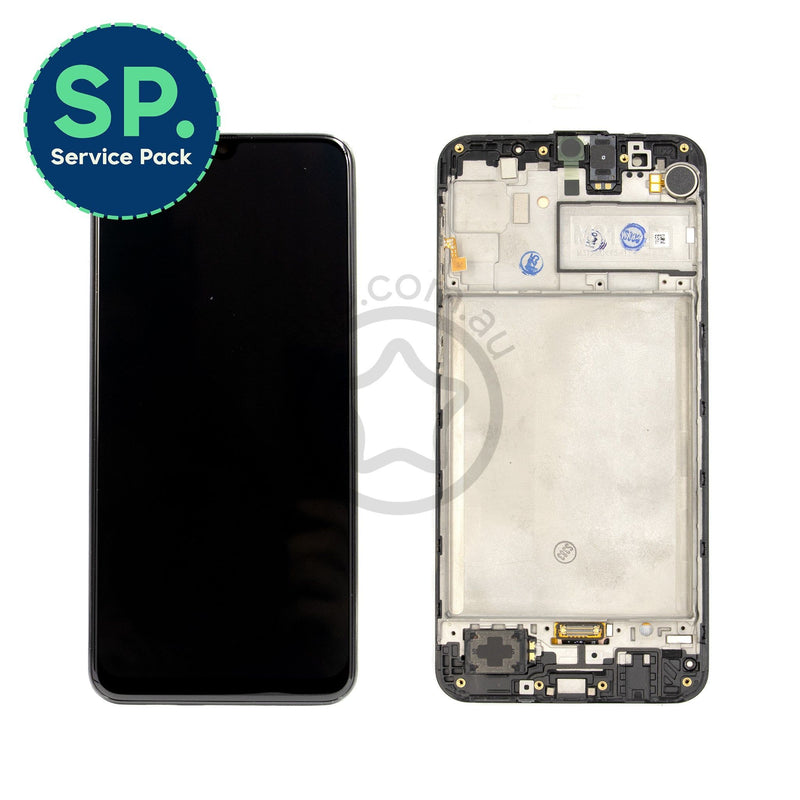 Samsung Galaxy M31 Replacement Glass Screen Digitizer with Frame - Samsung Service Pack