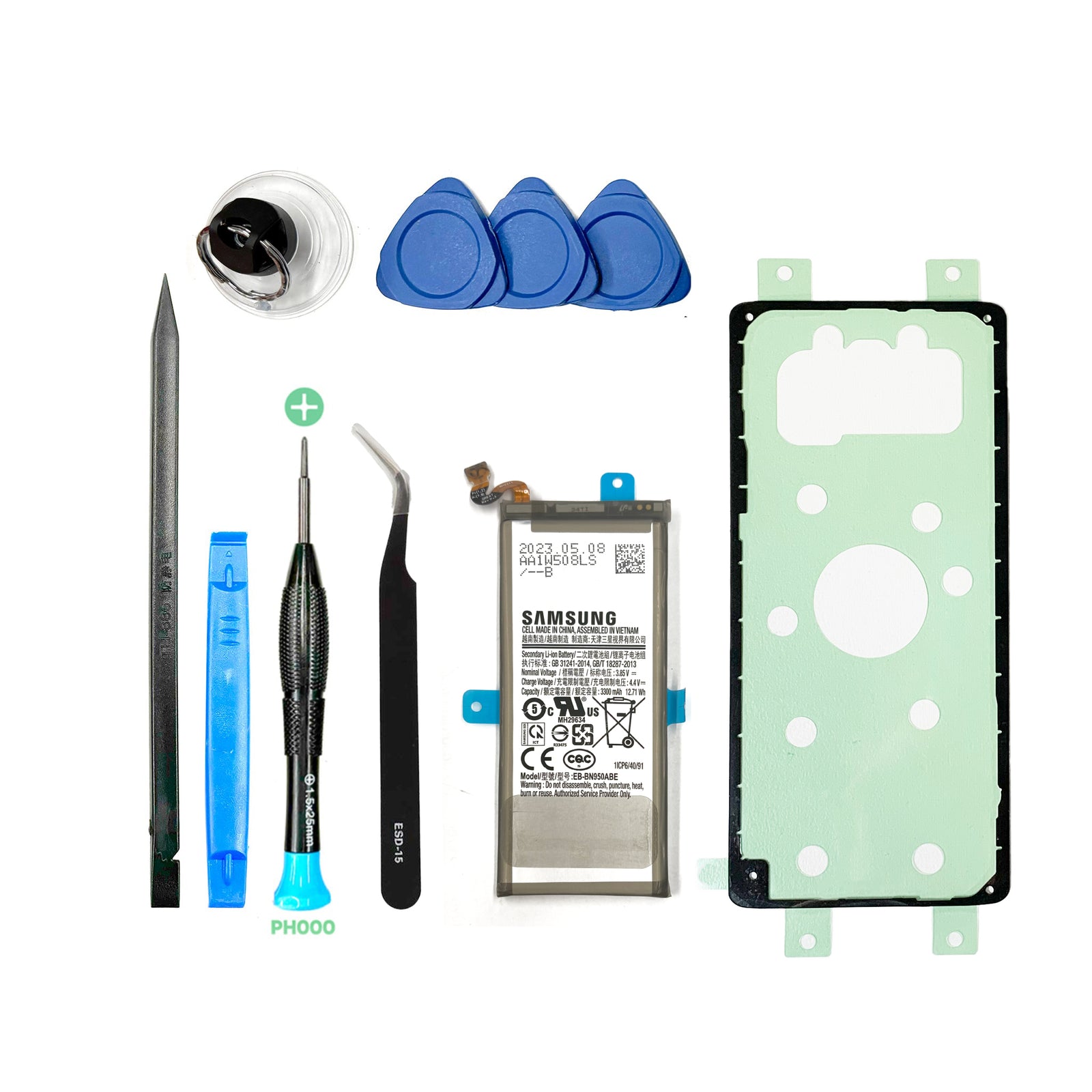 Samsung Galaxy Note 8 DIY Battery Replacement Kit - Fixo AU