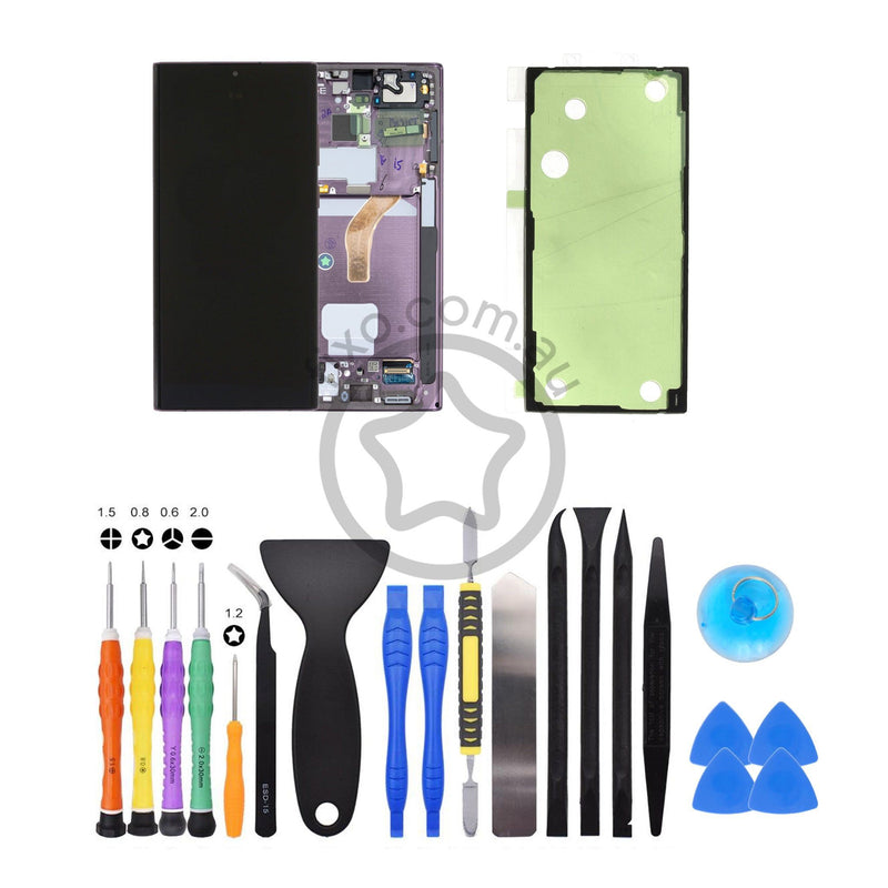 Samsung Galaxy S22 Ultra DIY Screen with Frame Replacement Kit