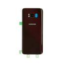 Samsung Galaxy S8 Replacement Back Glass Cover - Burgundy Red