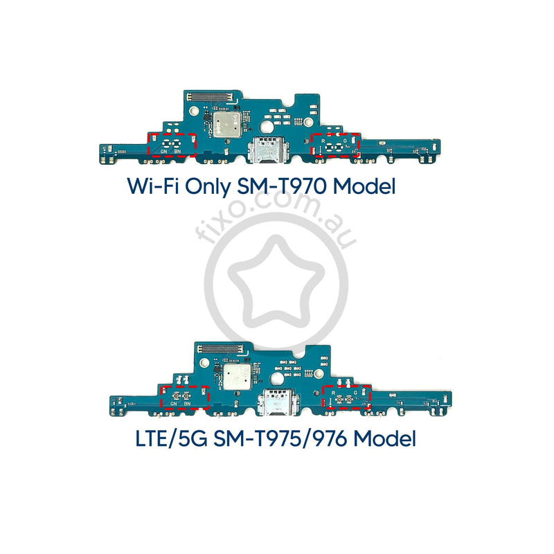 Samsung Galaxy Tab S7 Plus 12.4 Replacement Charger Port Board