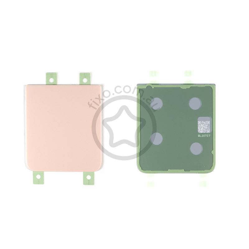 Samsung Galaxy Z Flip4 Replacement Rear Glass Panel Pink Gold