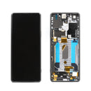 Sony Xperia 1 iii Replacement LCD / OLED Screen with Frame - Genuine Sony Service Pack Frosted Black