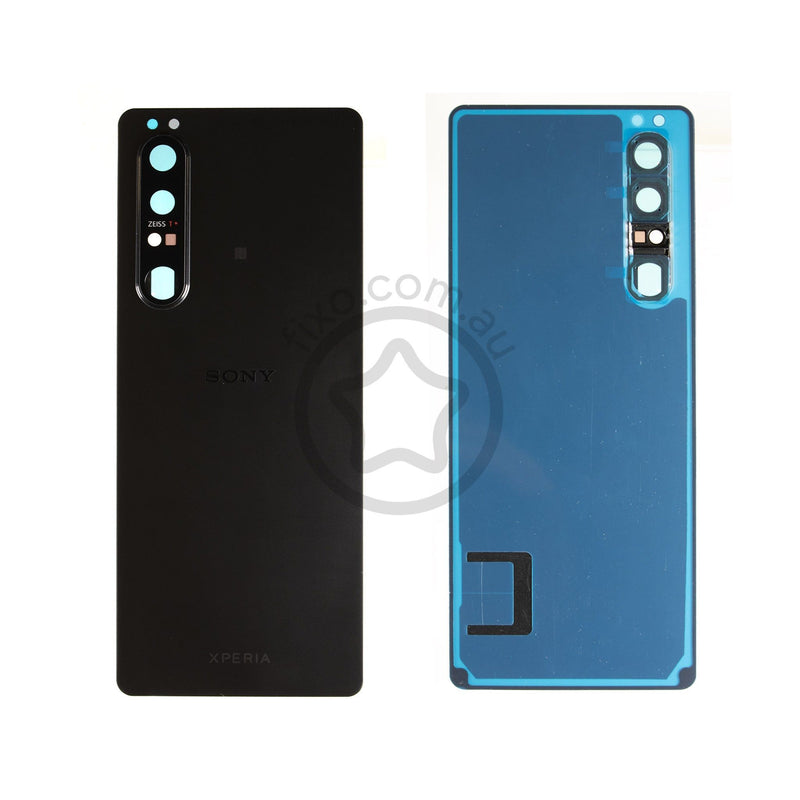 Sony Xperia 1 III Replacement Rear Glass Panel Frosted Black