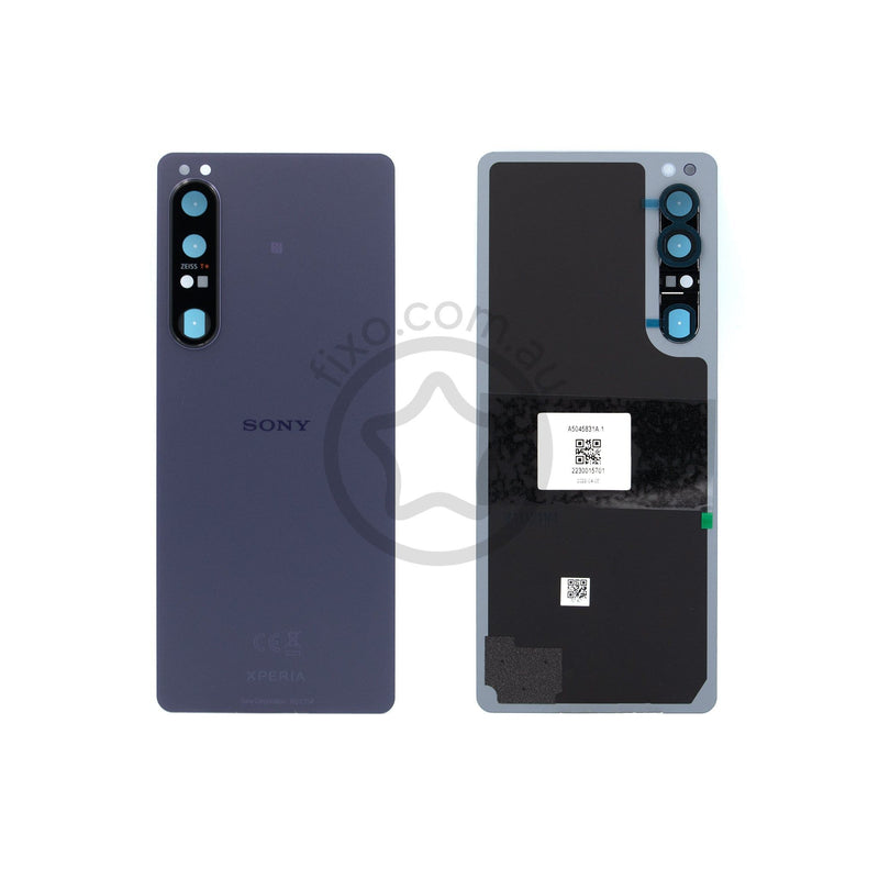 Sony Xperia 1 IV Replacement Rear Glass Panel + Camera Lens Violet