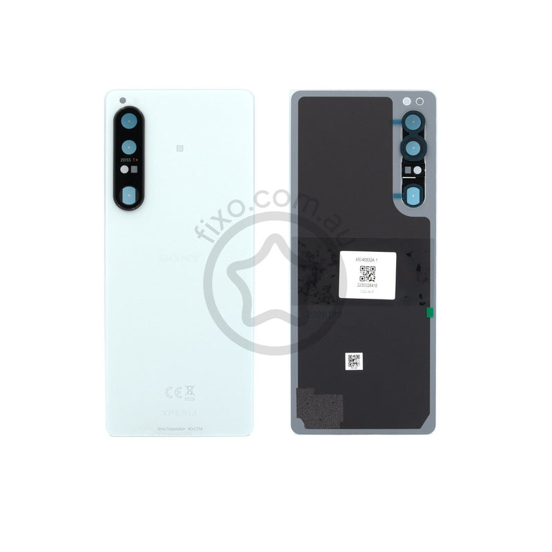 Sony Xperia 1 IV Replacement Rear Glass Panel + Camera Lens White