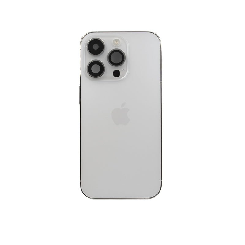 iPhone 14 Pro Replacement Glass & Stainless Steel Housing Frame - Silver
