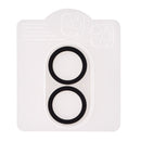 iPhone 17 Camera Lens Glass Protector - Full camera area black ring