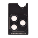 iPhone 17 Pro Camera Lens Glass Protector - Metal Ring- Black
