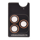 iPhone 17 Pro Camera Lens Glass Protector - Metal Ring- Orange