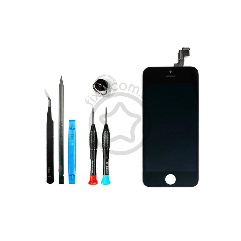 For iPhone 5S DIY LCD Screen Repair Kit - Space Grey