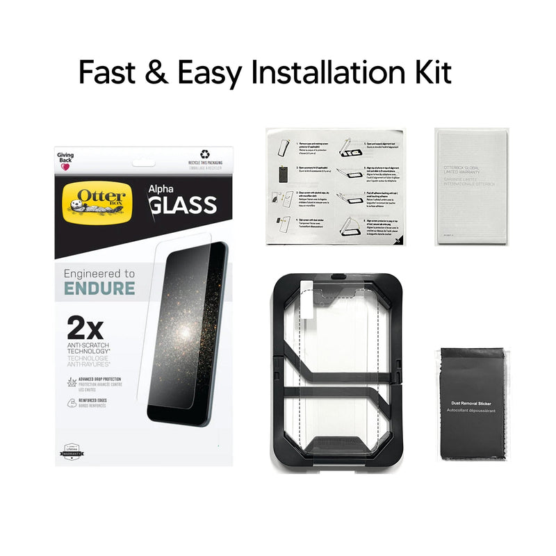 iPhone 13 mini Glass Screen Protector Installation Kit - OtterBox Alpha Glass