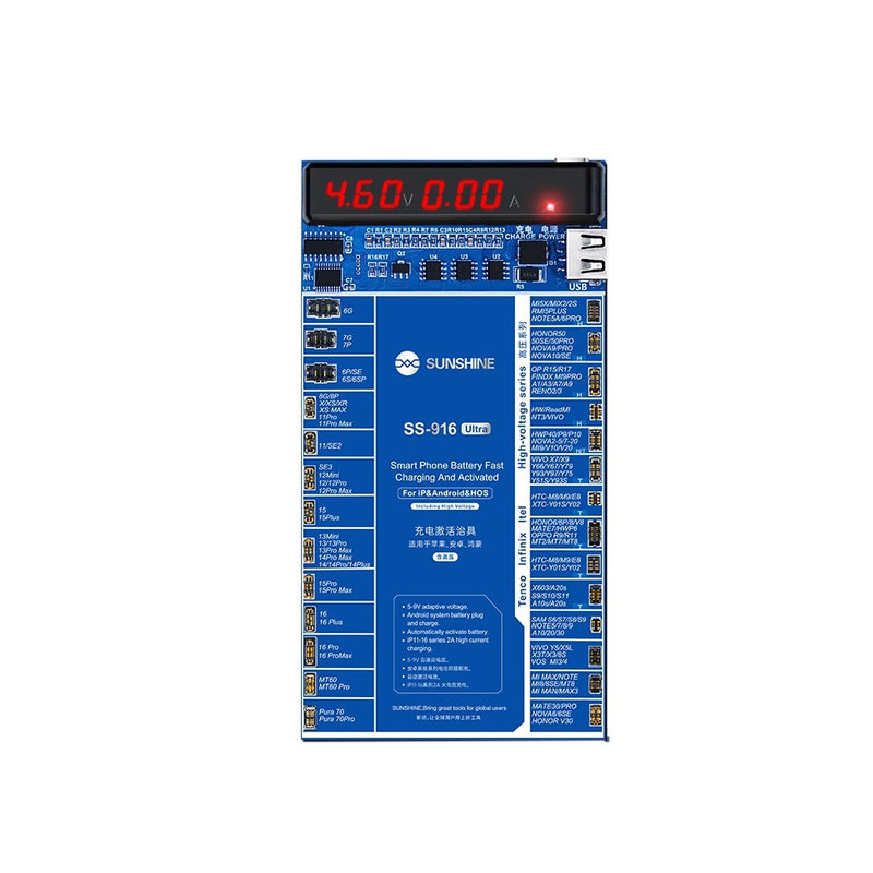 SUNSHINE SS-916 Ultra IP Android Battery Charging Activation Fixture