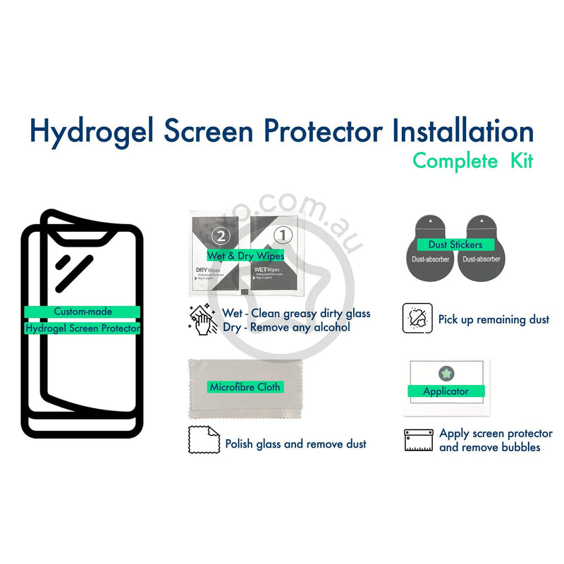 Hydrogel Screen Protector installation kit 