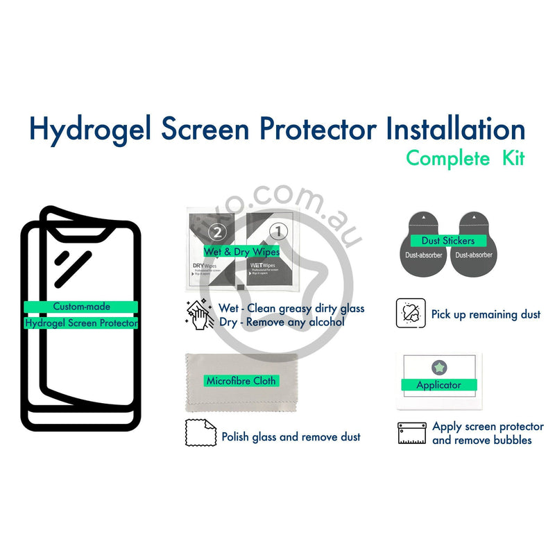 Hydrogel Screen Protector installation kit 