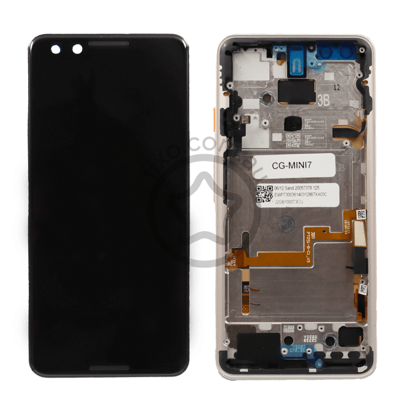 Google Pixel 3 Replacement LCD Screen in White