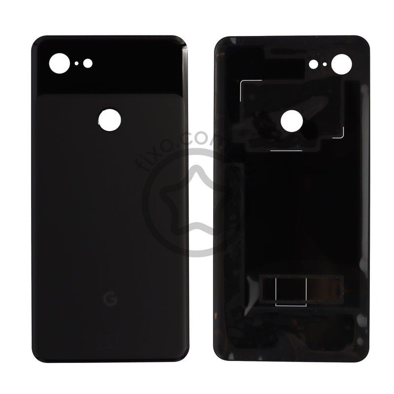 Google Pixel 3 XL Replacement Rear Glass Panel / Back Cover in Black