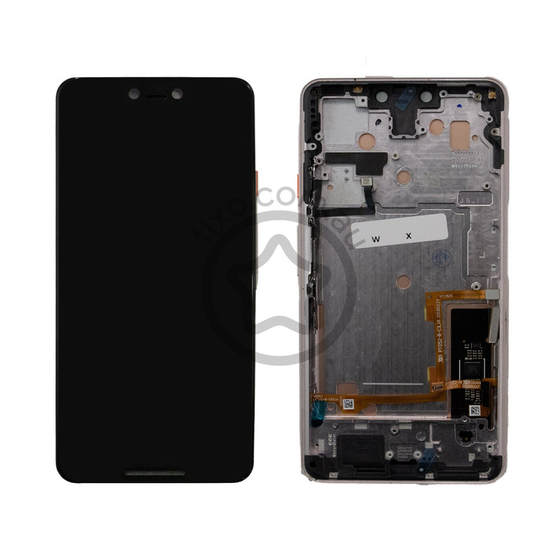 Google Pixel 3 XL Replacement OLED Screen with Frame in Pink