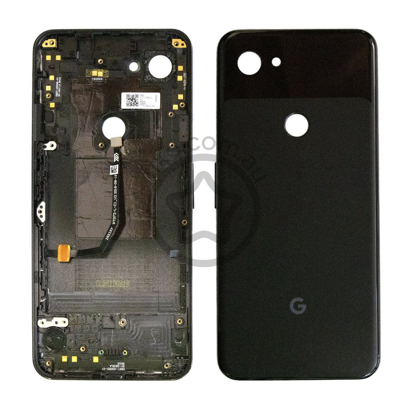 Google Pixel 3A Replacement Plastic Back Cover Housing in Black