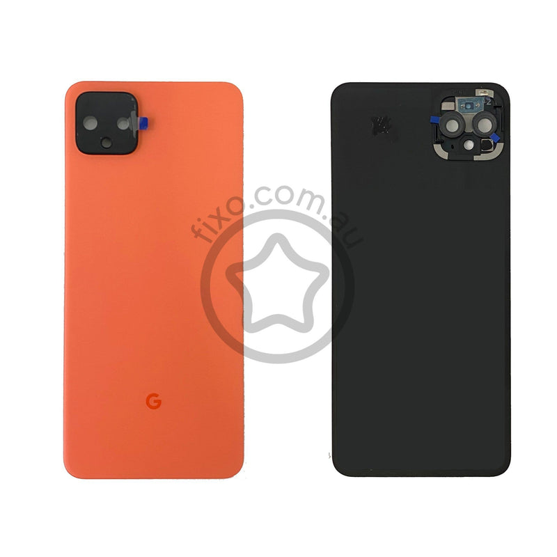 Google Pixel 4 XL Replacement Rear Glass Panel / Back Cover Orange